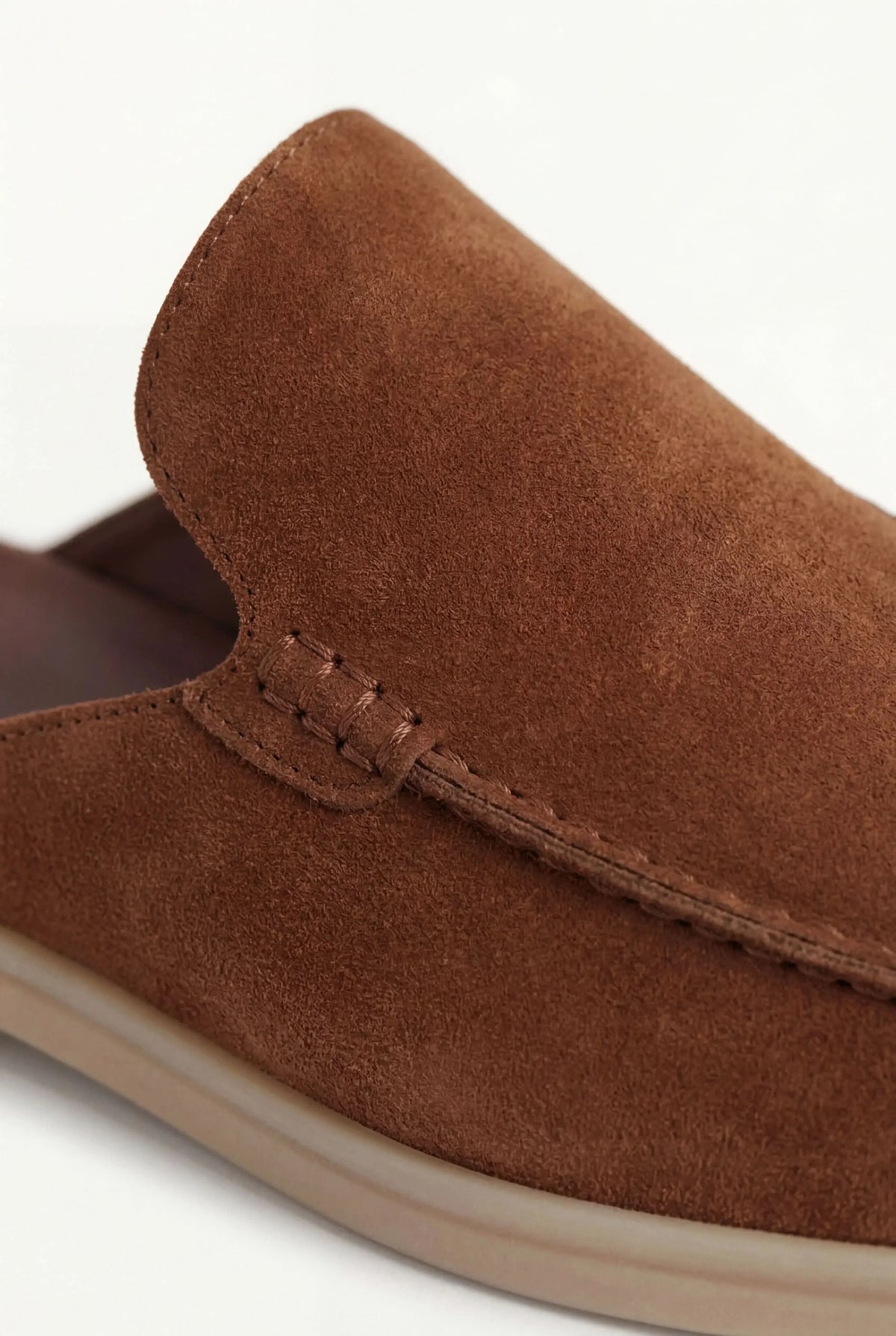 Maroon Suède Mocasines AURELIA STORE
