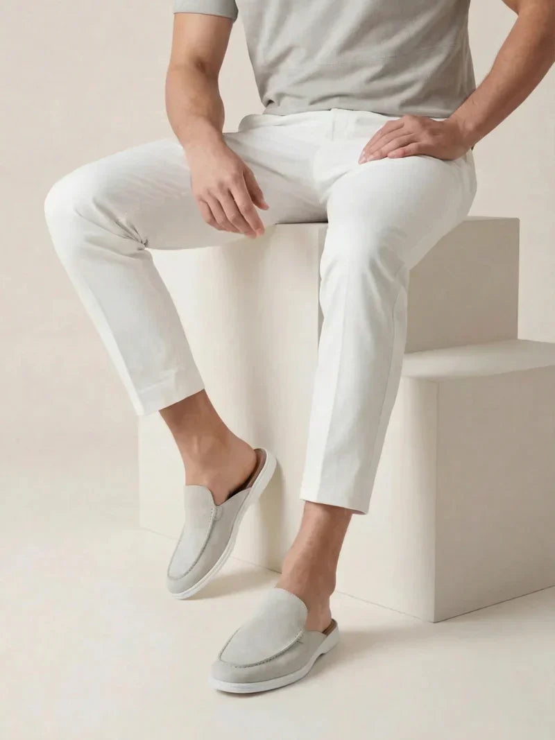 White Suède Mocasines AURELIA STORE