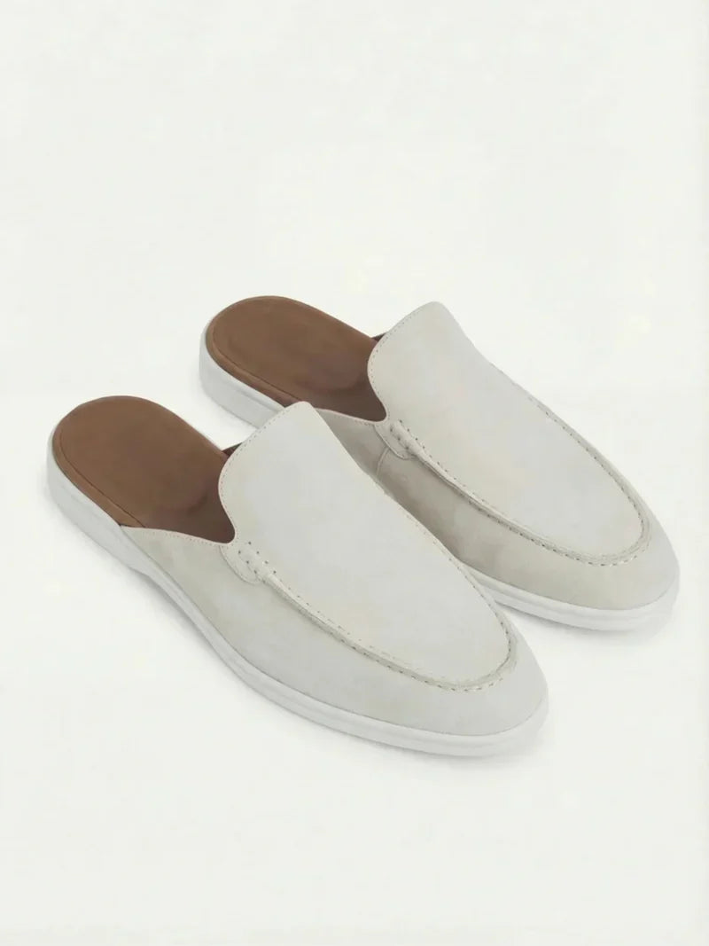 White Suède Mocasines AURELIA STORE