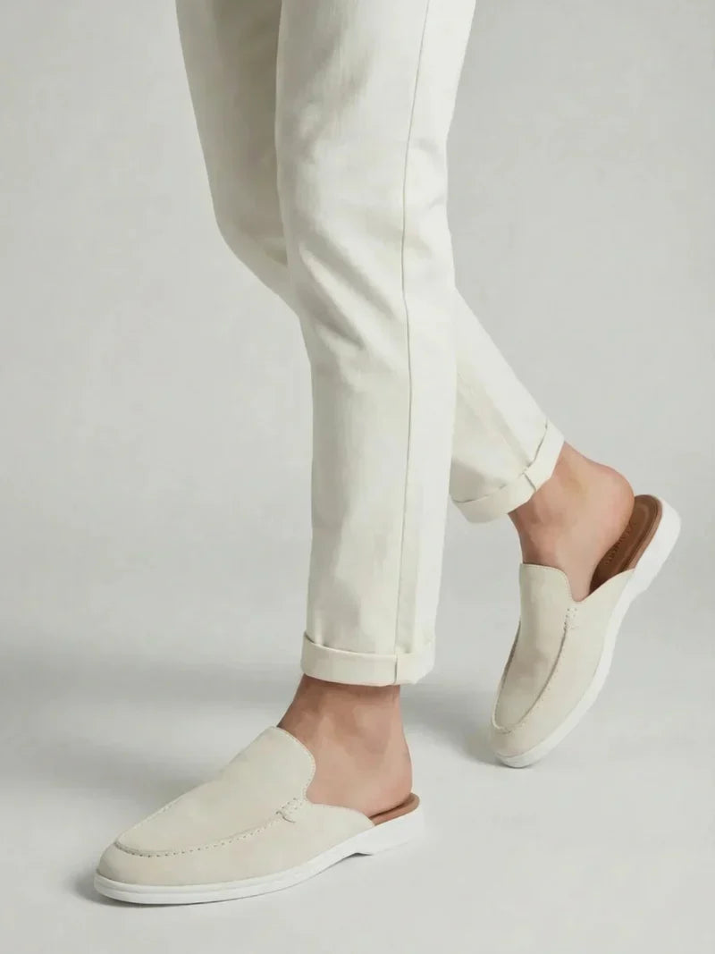 White Suède Mocasines AURELIA STORE