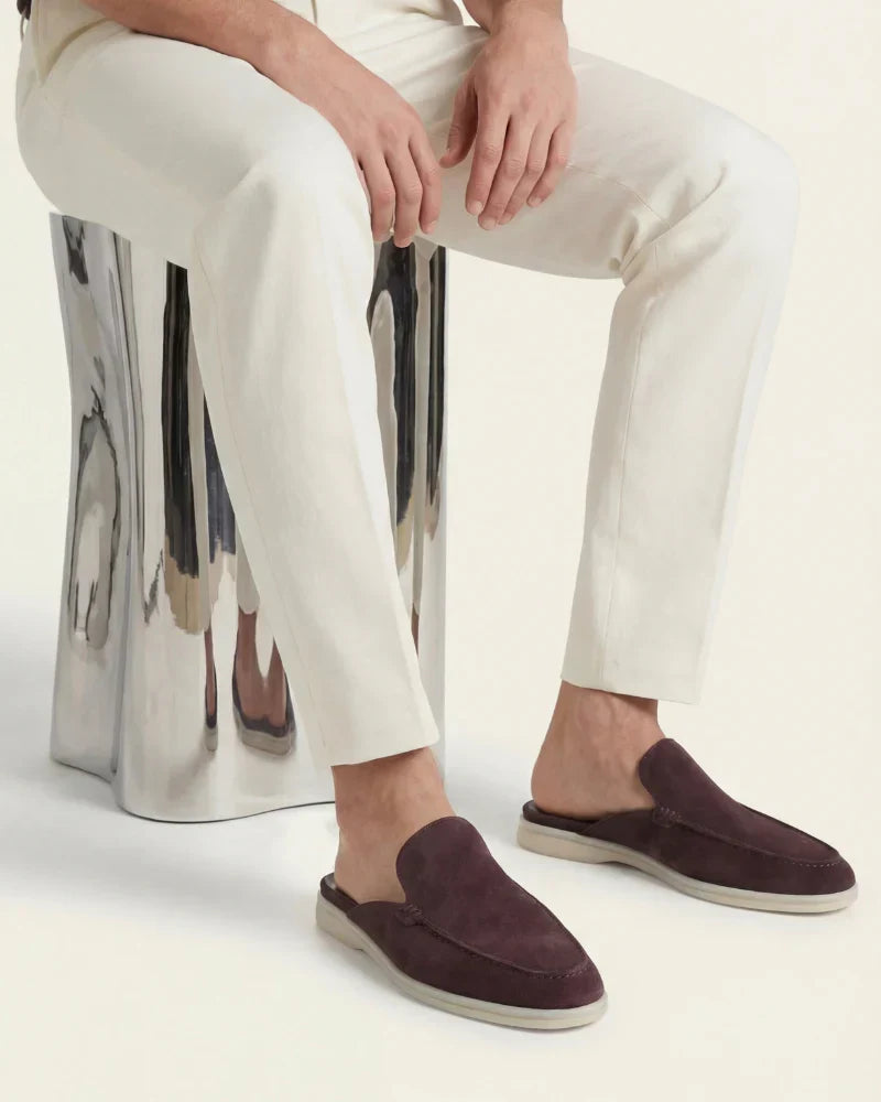Coffee Suède Mocasines AURELIA ESTORE