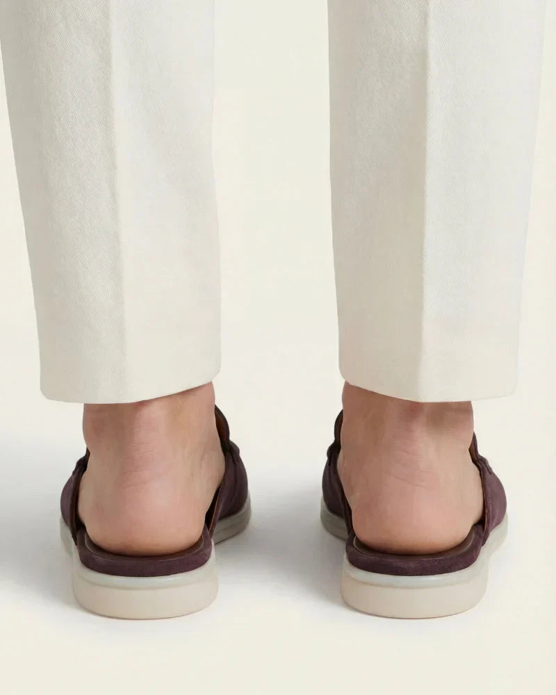 Coffee Suède Mocasines AURELIA ESTORE