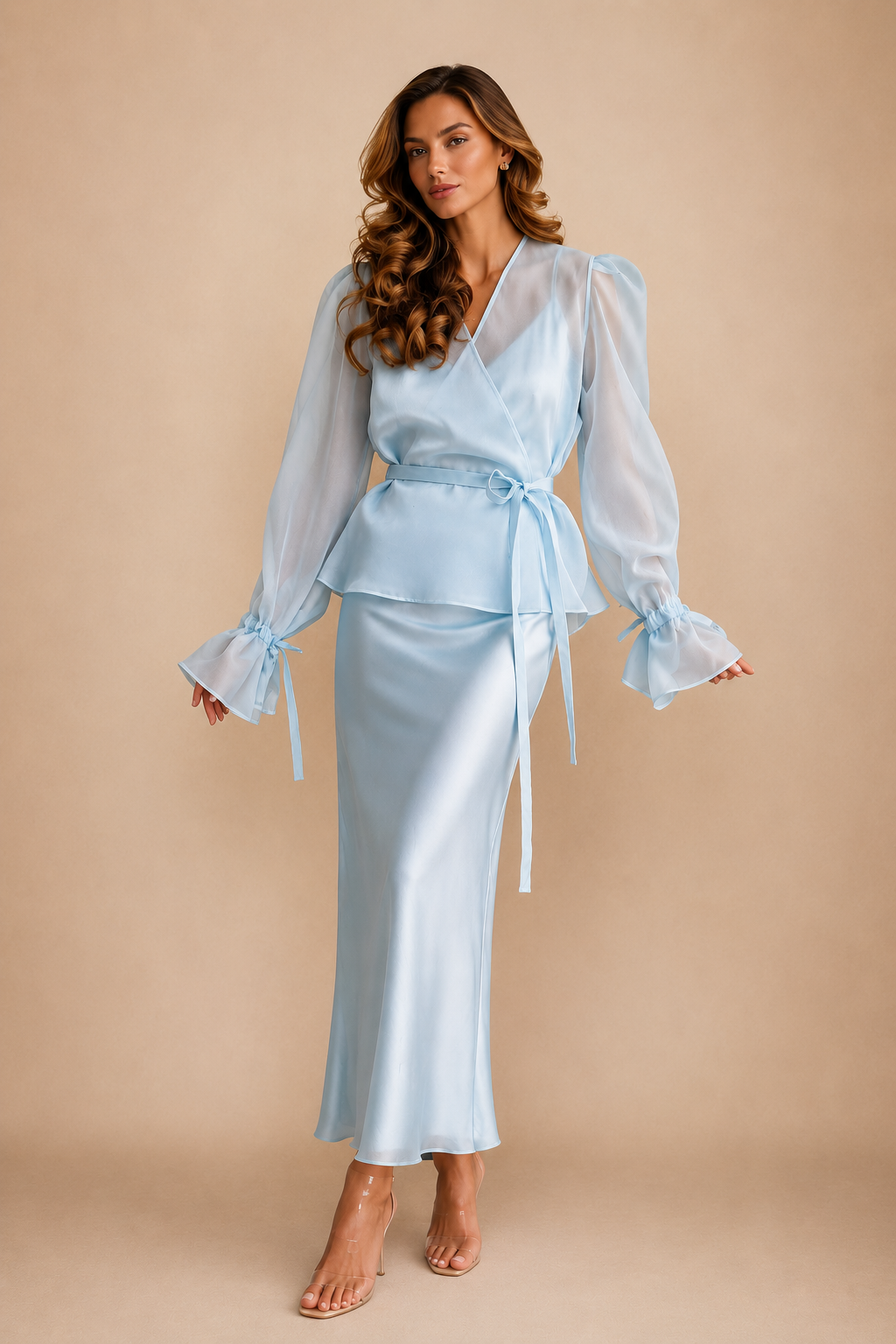 VESTIDO AURELIA STONE LUZ CÁLIDA
