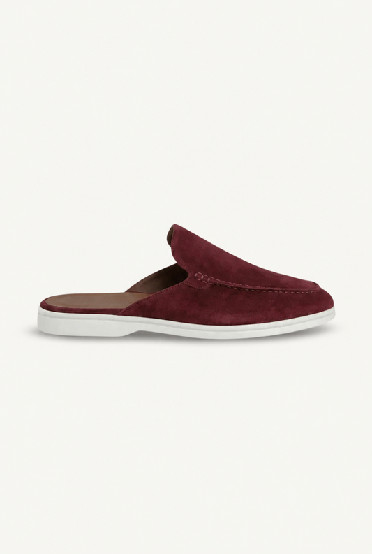 Bordeaux Suède Mocasines AURELIA STORE