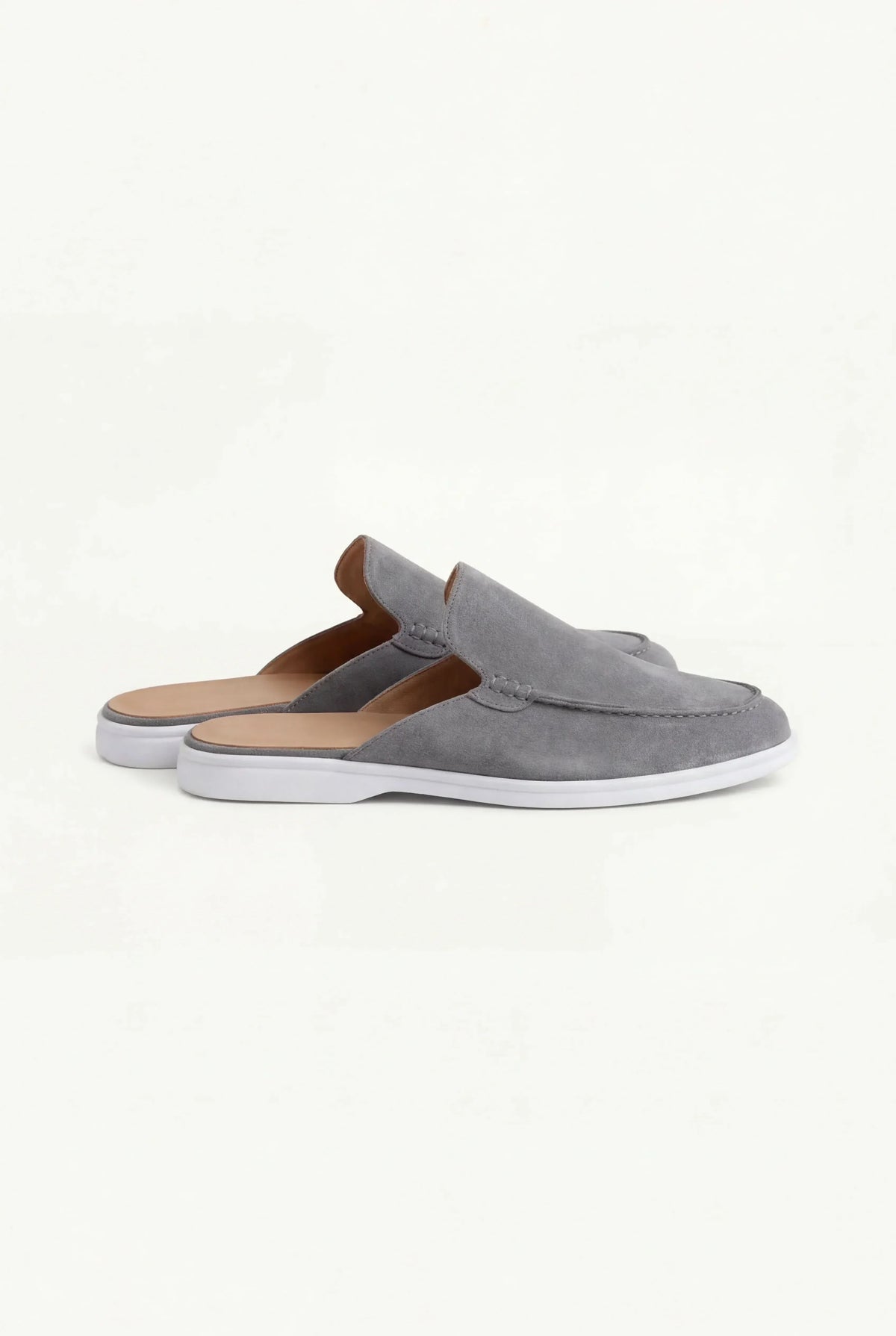 Grey Suède Mocasines AURELIA STORE
