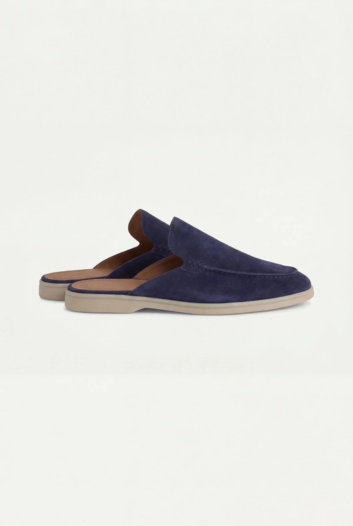Navy Suède Mocasines AURELIA STONE