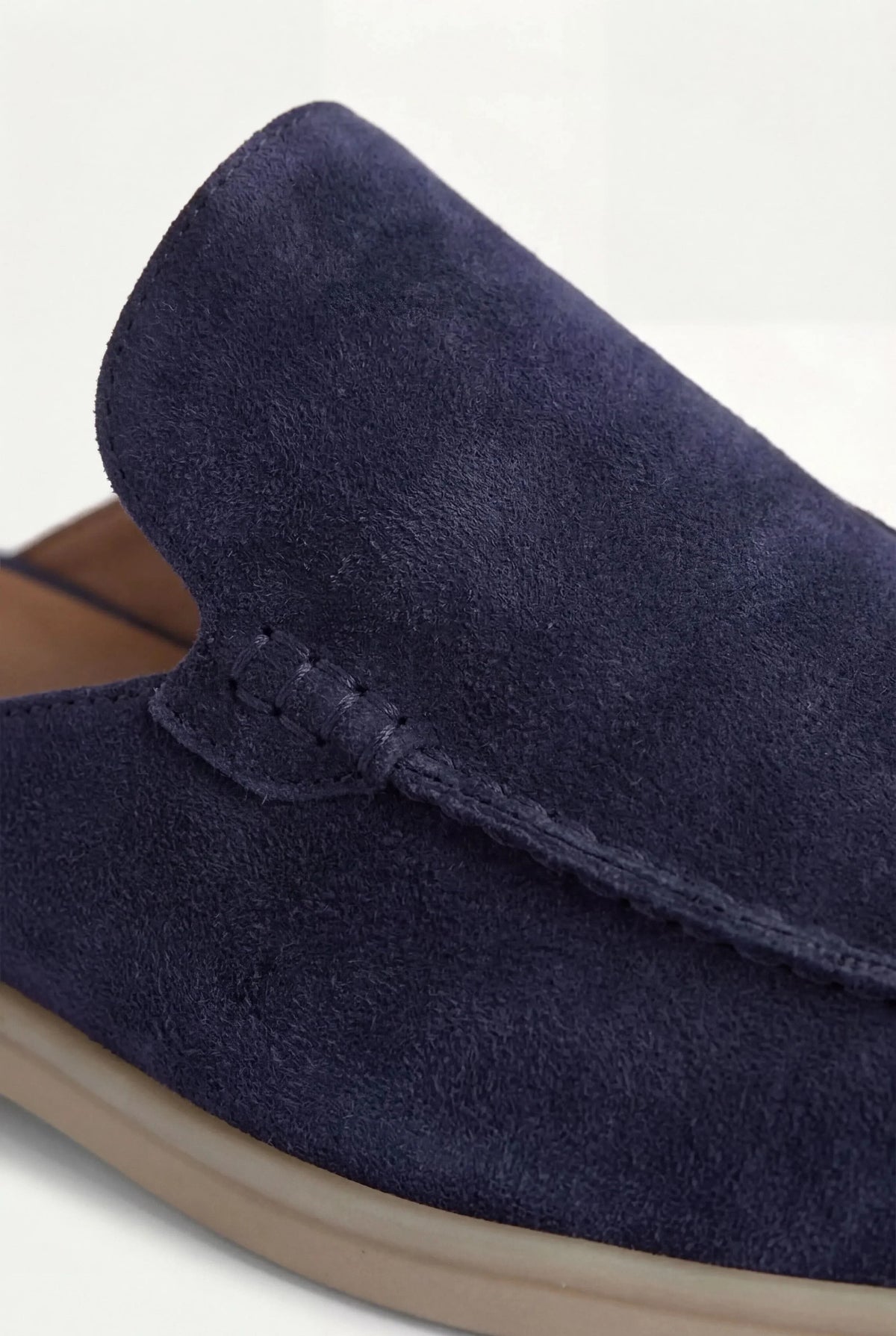 Navy Suède Mocasines AURELIA STONE