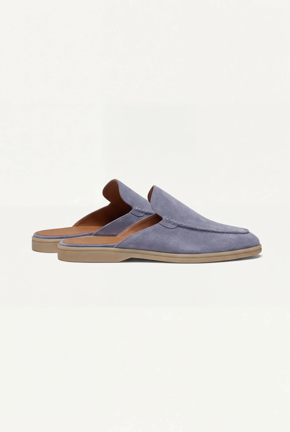 Blue Suede Mocasines AURELIA STORE