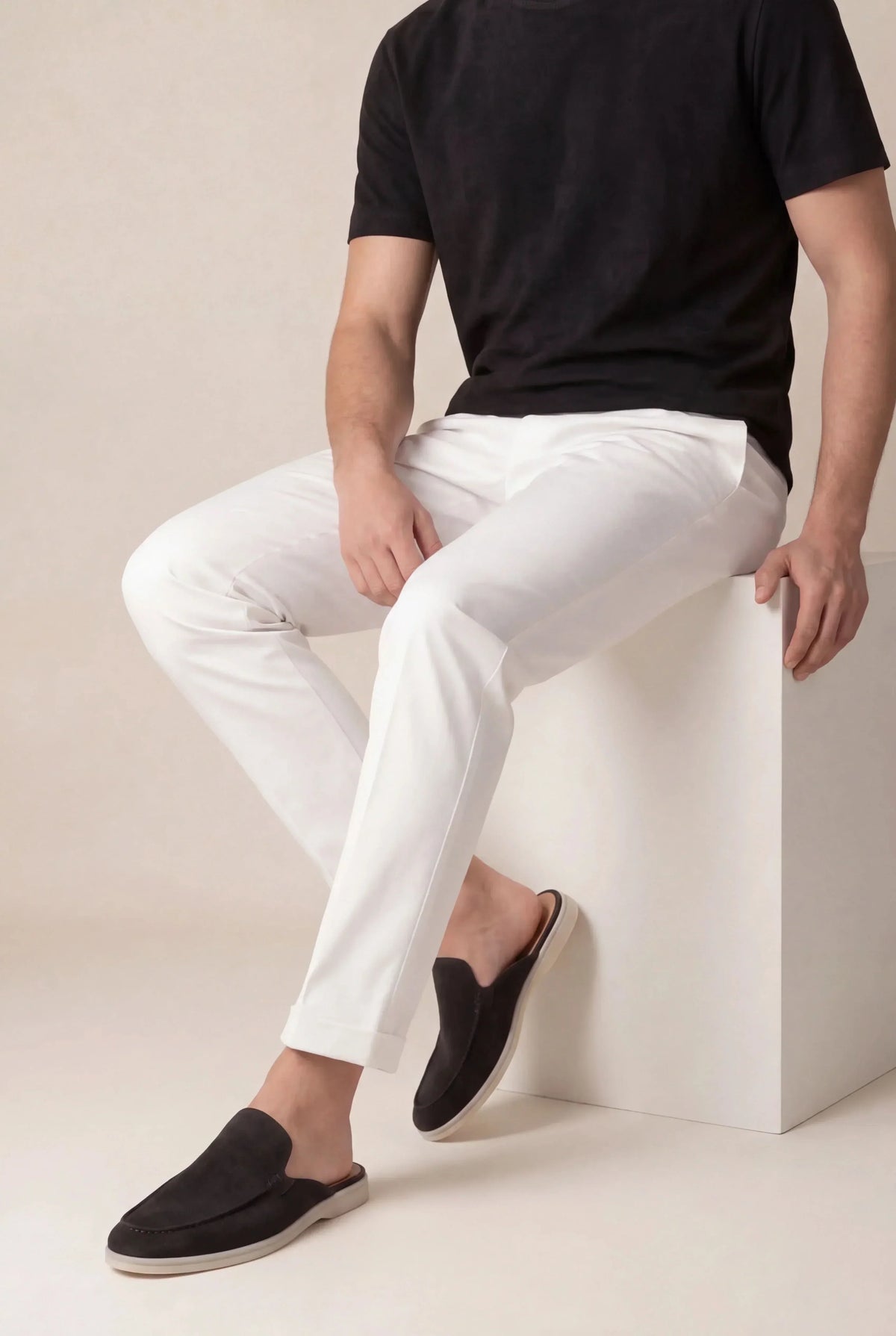 Black Suède Mocasines AURELIA STORE
