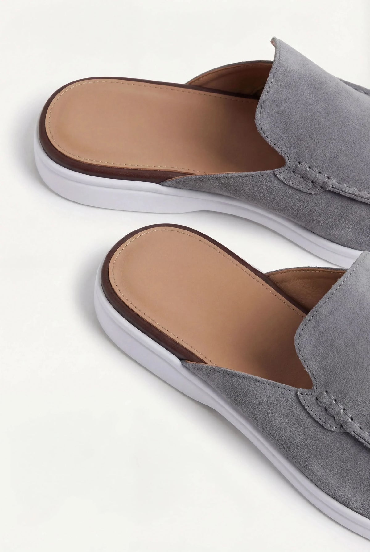 Grey Suède Mocasines AURELIA STORE