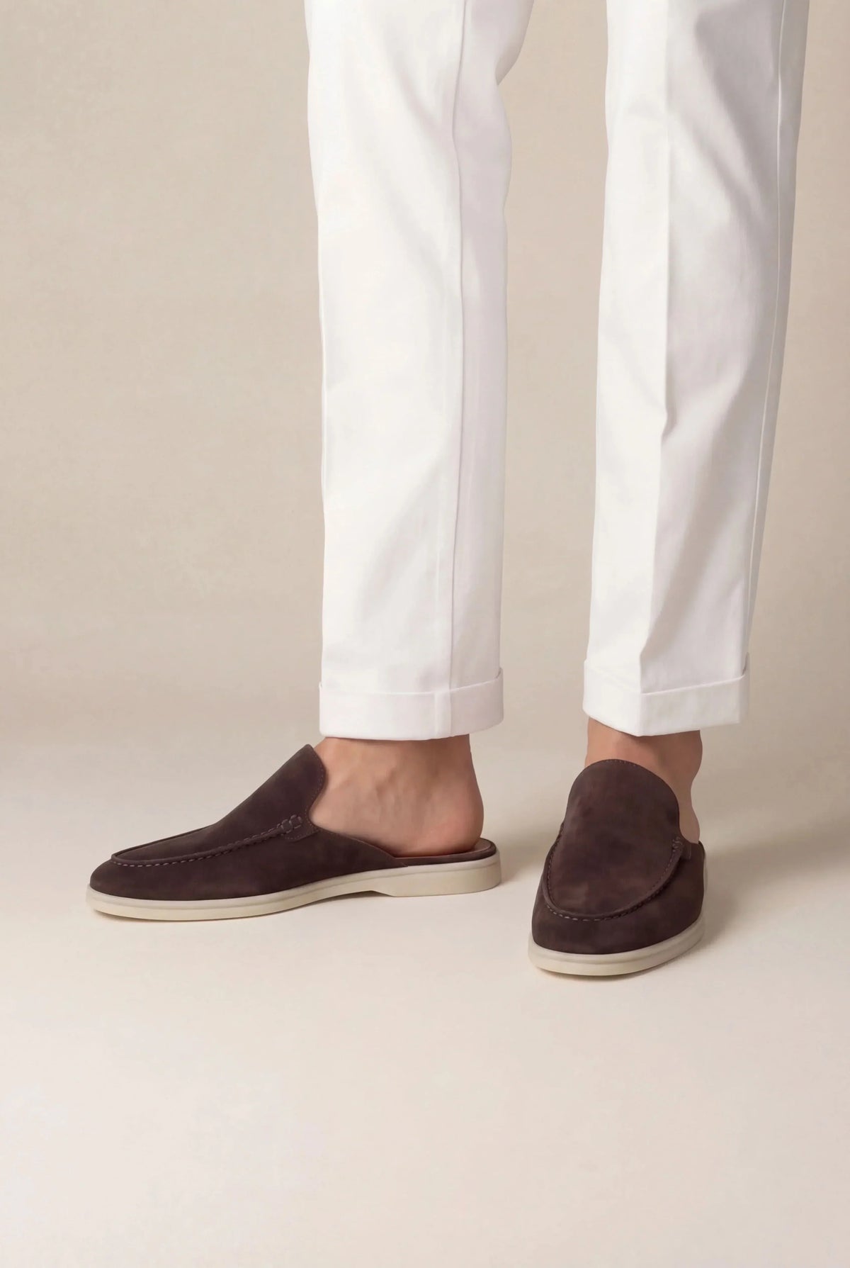 Brown Suède Mocasines AURELIA STORE
