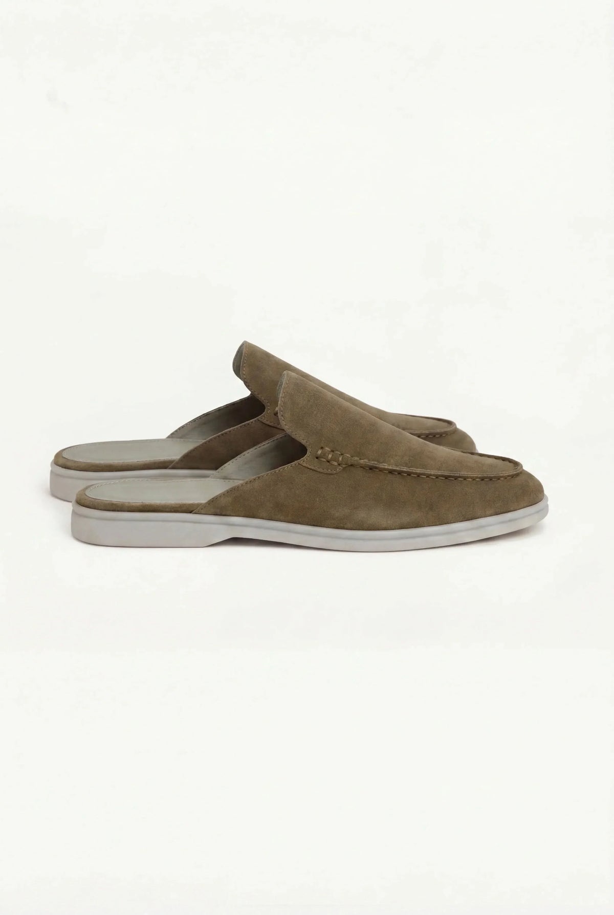 Olive Suède Mocasines AURELIA STORE