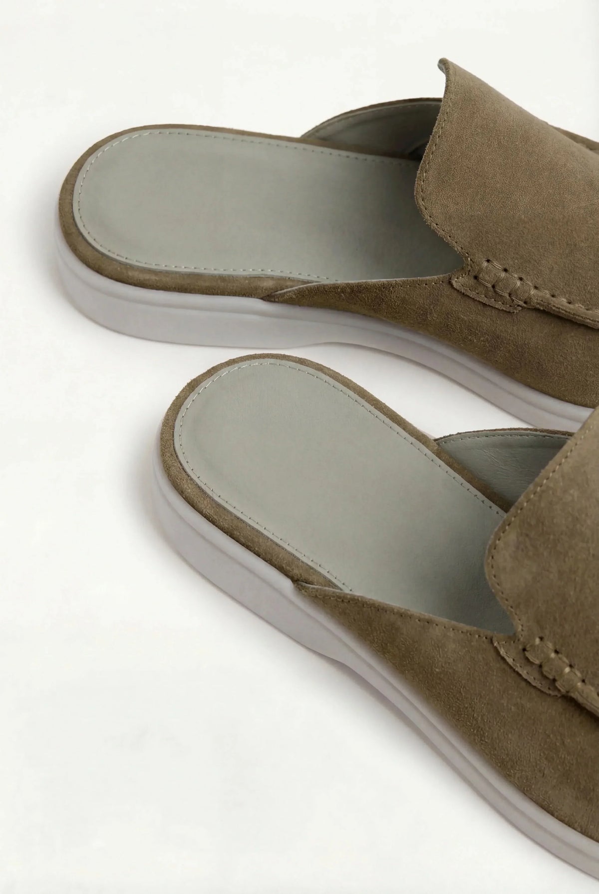 Olive Suède Mocasines AURELIA STORE