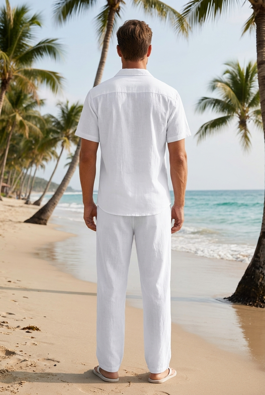 CONJUNTO DE CAMISA Y PANTALÓN LINO AURELIA STORE