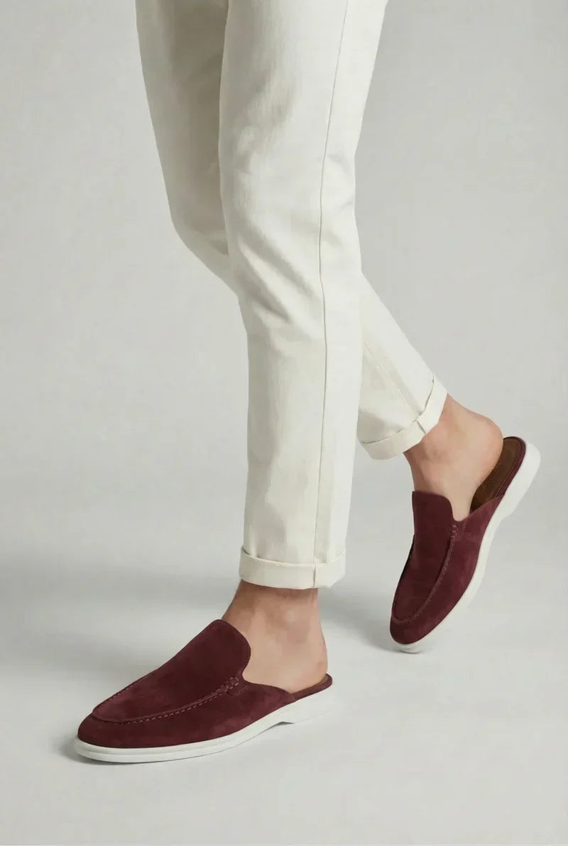 Bordeaux Suède Mocasines AURELIA STORE